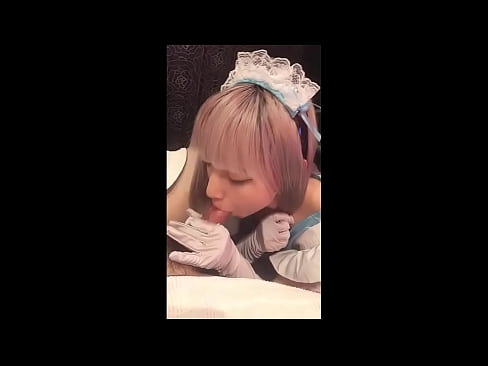 ❤️ Japanski idol [mayuka], kostim francuske sobarice, 1. dio, pušenje i drkanje losionom ❌ Analni video kod nas ️❤